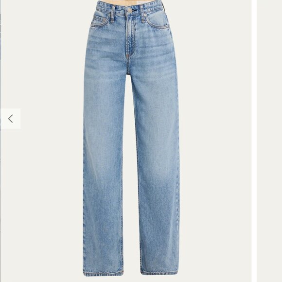 Rag & Bone Featherweight Logan Mid-Rise Wide Jeans size 29 - Picture 1 of 10